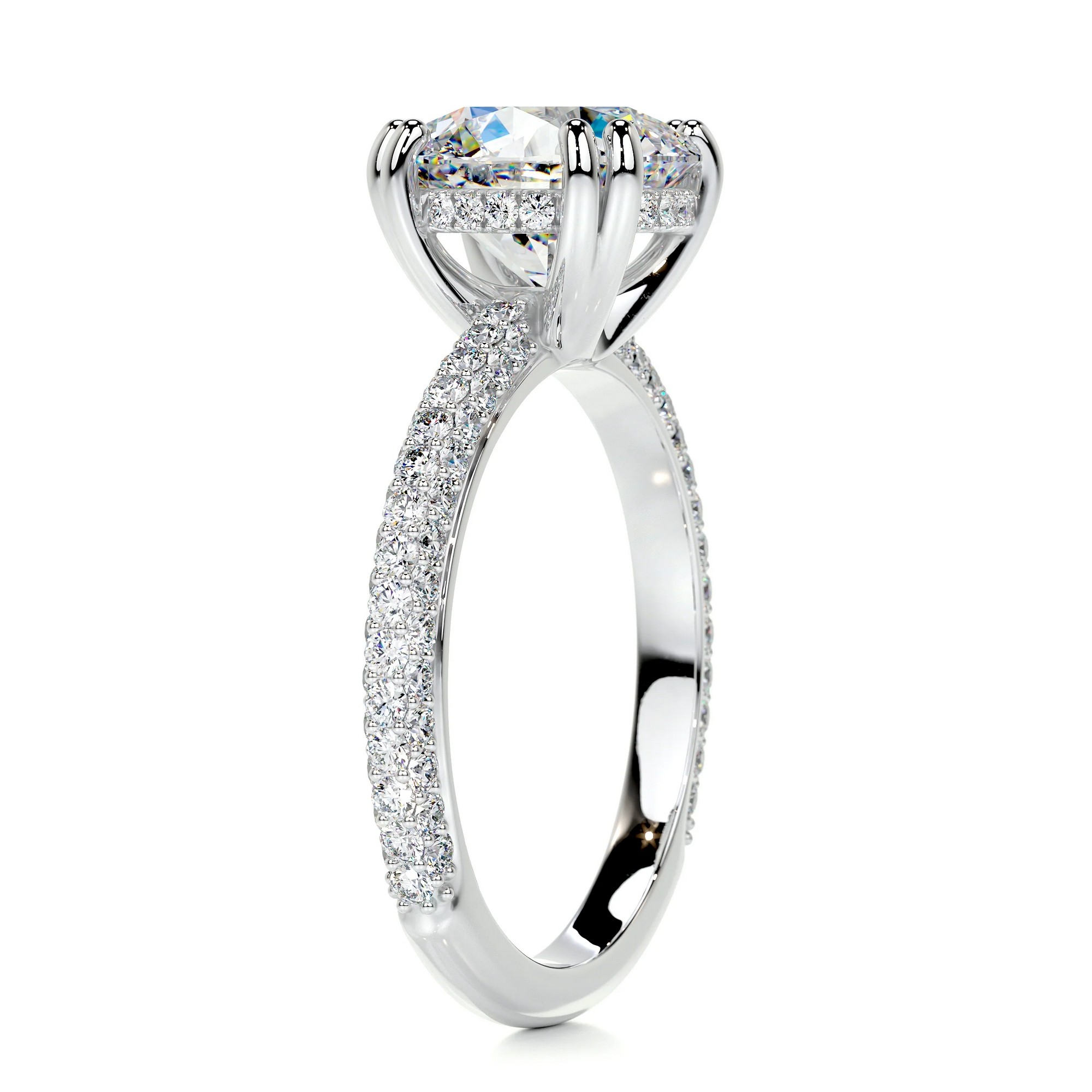 Enigmatic Charms Gold Diamond Ring Round 8 e5e9014b