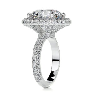 Dazzling Essence Gold Diamond Ring Round 7