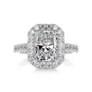 Divine Elegance Gold & Moissanite Diamond Ring Radiant