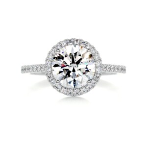 Eternal Glow Gold & Moissanite Diamond Ring Round